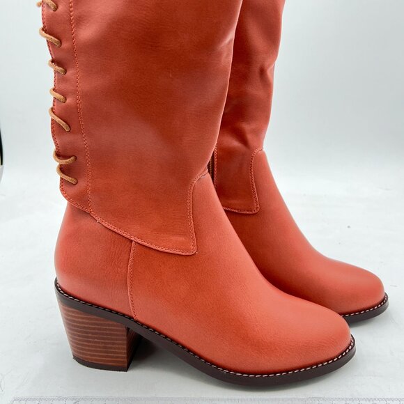 FSJ Brown Ankle Boots - Picture 4 of 8